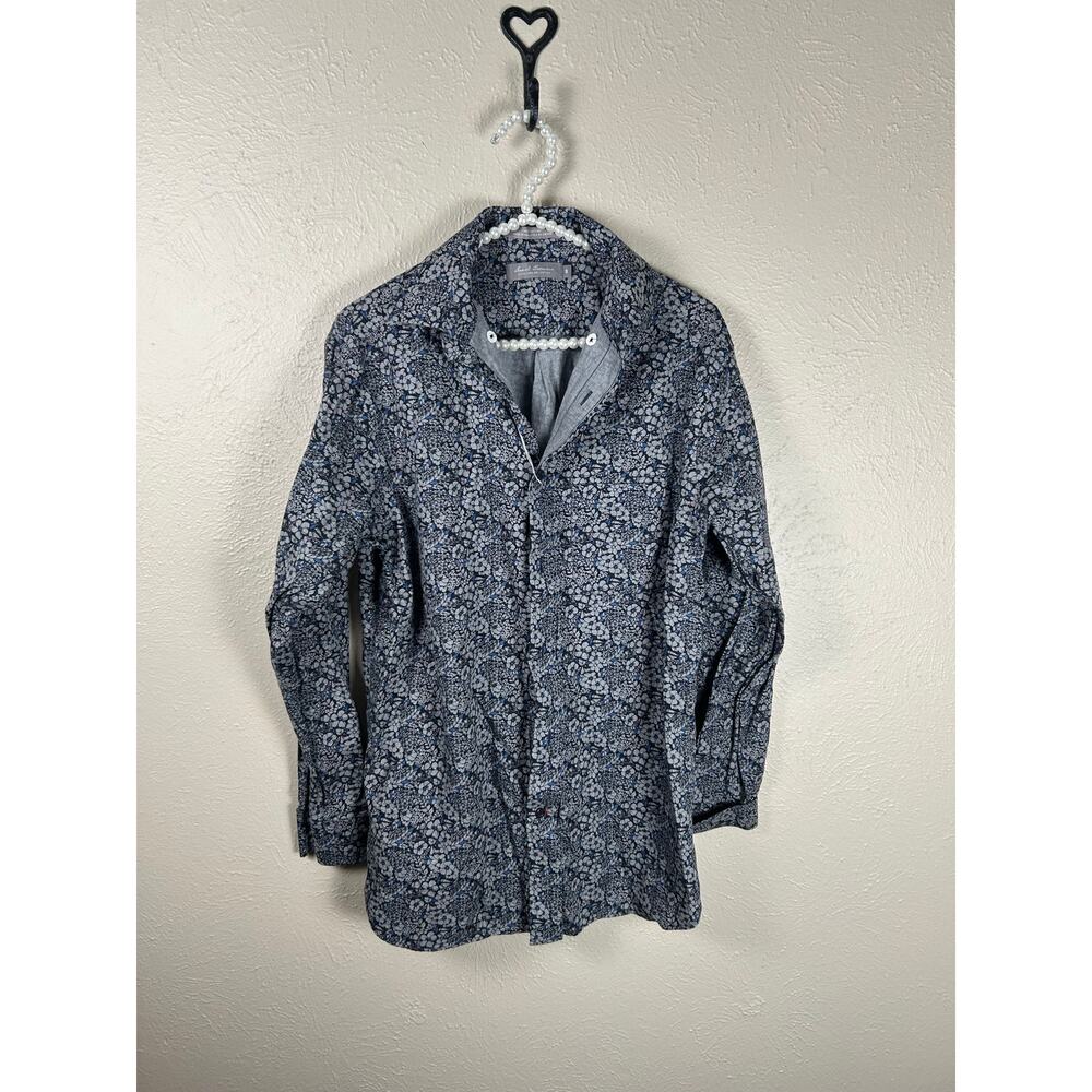 NEW Daniel Cremieux Button Up Shirt Size Small Cotton Classic Fit Floral Casual